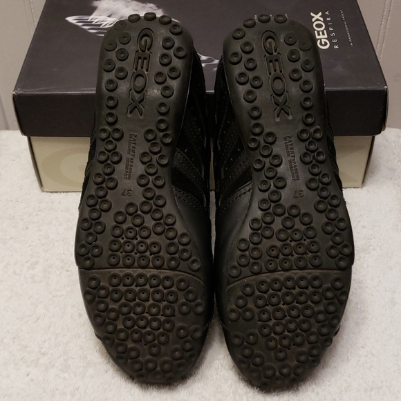 Ecco Snake Suede & Leather sneaker, black, 7 - Picture 11 of 13